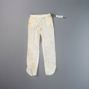 NWT St. Roche Sheer Beach Pants White Sand Small Organic Cotton cover‎ up